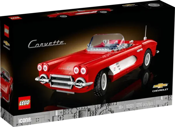 купить Лего Конструктор Lego 10321 Icons Корвет Chevrolet 1961