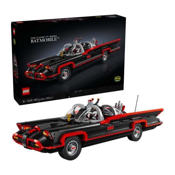 Конструктор LEGO 76328 DC Batman Бэтмен: Бэтмобиль из классического тв-шоу Фарреллом Уильямсом